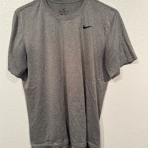 Nike Men's Gray Performance Short Sleeve Tee